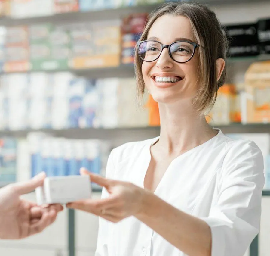 happy patient visiting Marmac Pharmacy